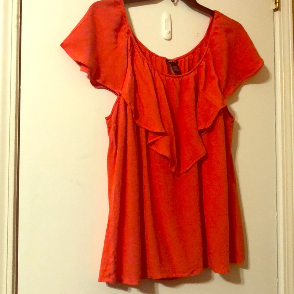 Torrid Ruffle Blouse Size 2